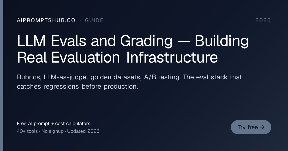 LLM Evals and Grading: Building Production-Grade Evaluation ...